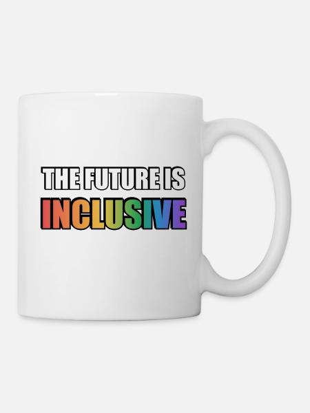The Future Is Inclusive LGBT Pride Rainbow - Mug - white