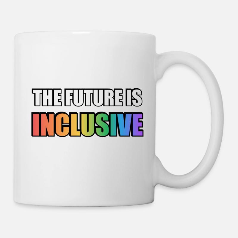 The Future Is Inclusive LGBT Pride Rainbow - Mug - white