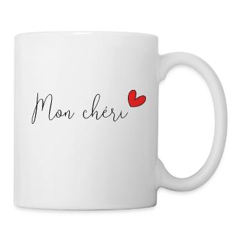 PAPA. FÊTE DES PÈRES. BONNE FÊTE PAPA. BONNE FÊTE - Mug blanc - blanc - Droite