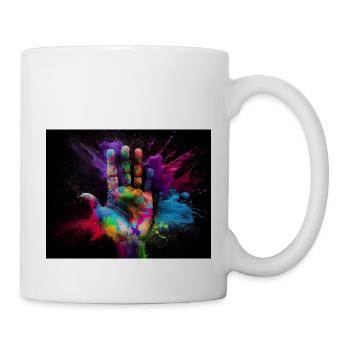 Holi Festival - Mug blanc - blanc - Droite