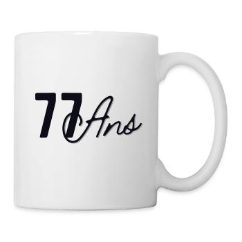 77 Ans - Mug blanc - blanc - Droite