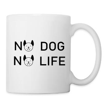 Dog Hund - Tasse - Weiß - Rechts