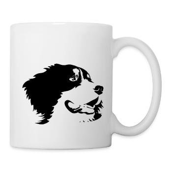Chien Hund - Mug blanc - blanc - Droite