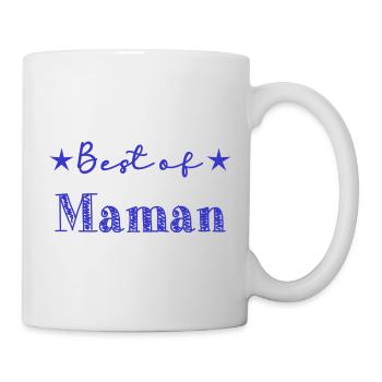 FÊTE DES MÈRES. BONNE FÊTE MAMAN. MAMAN. FÊTE - Mug blanc - blanc - Droite