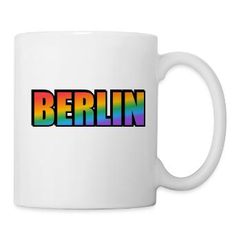 Schwules Berlin - Tasse - Weiß - Rechts