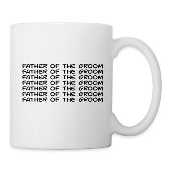 Father of the Groom Cadeau - Mug blanc - blanc - Droite
