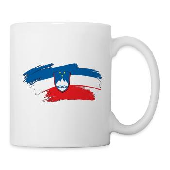 Slowenien Balkan Slovenija Flagge - Tasse - Weiß - Rechts
