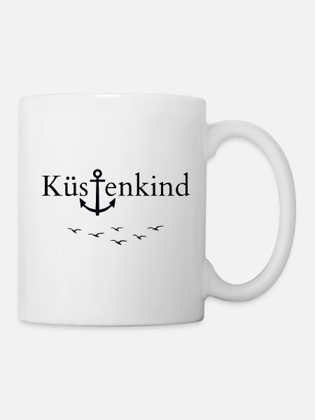 Küstenkind - Tasse - Weiß