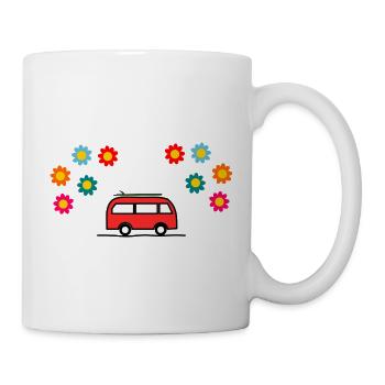 ALLES GUTE ZUM GEBURTSTAG, PAPA. PAPA. VATERTAG. VATER - Tasse - Weiß - Rechts