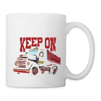 KEEP ON TRUCKIN - Mug - white - Right