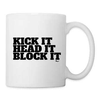 Job description for a defender - Mug - white - Right
