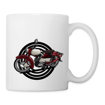 Sparrow (red) // Illustration - Mug - white - Right