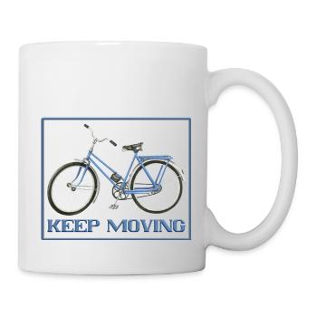 keep moving - Mug - white - Right