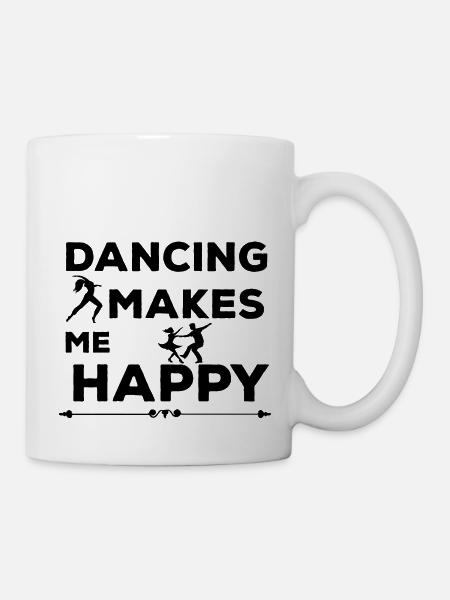 Dancing Dance Music - Tasse - Weiß