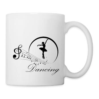 Dancing Dance Music - Mug - white - Right