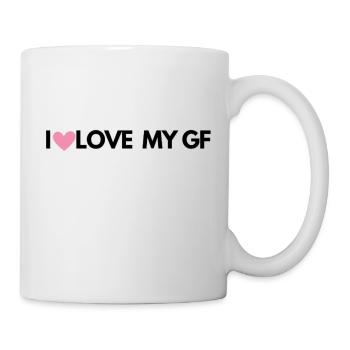 I Love My Girlfriend - Mug blanc - blanc - Droite