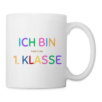 Ich bin 1.Klasse - Tasse - Weiß - Rechts