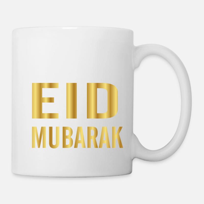 Eid mubarak - Tasse - Weiß