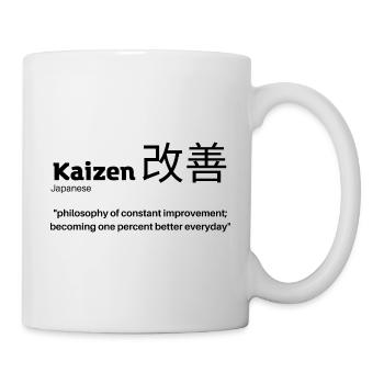 Kaizen - Mug blanc - blanc - Droite