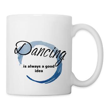 Danse Musique de danse - Mug blanc - blanc - Droite