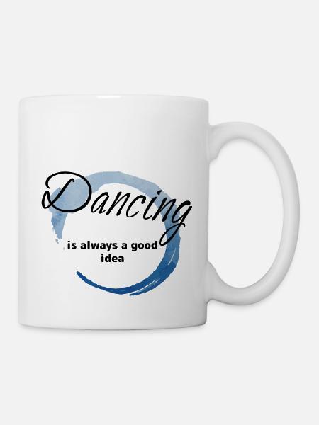 Dancing Dance Music - Tasse - Weiß