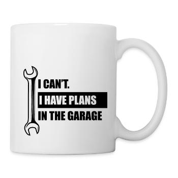 Handwerker Handyman Handwerk Werkzeug Baustelle - Tasse - Weiß - Rechts