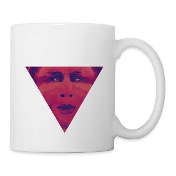 Red Face Illustration - Mug - white - Right