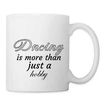 Dancing Dance Music - Tasse - Weiß - Rechts