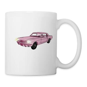 Conception de voiture - Mug blanc - blanc - Droite