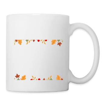 Thanksgiving - Chemise Thankful & Bless - Mug blanc - blanc - Droite