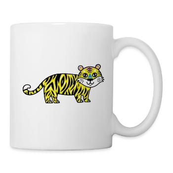 Wildtiere - Tasse - Weiß - Rechts