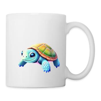 tortue - Mug blanc - blanc - Droite