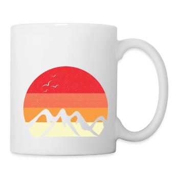 Mountain Sunset - Mug - white - Right