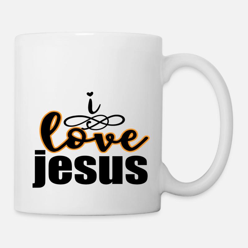 I love jesus - Tasse - Weiß