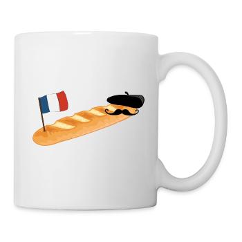 French Baguette - Funny Food - Mug - white - Right