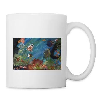 coral reef - Mug - white - Right