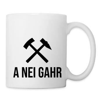 Erzgebirge a nei gahr - Tasse - Weiß - Rechts