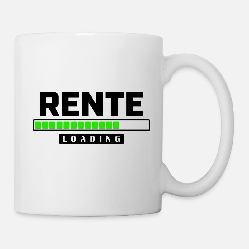 Rente - Tasse - Weiß