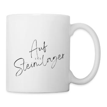 Steinelager - Tasse - Weiß - Rechts