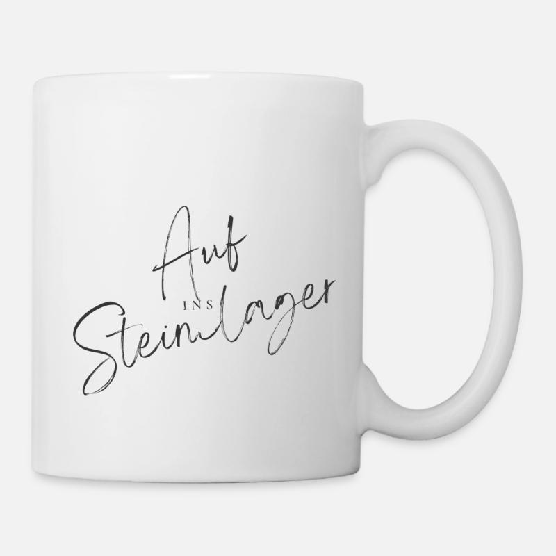 Steinelager - Tasse - Weiß