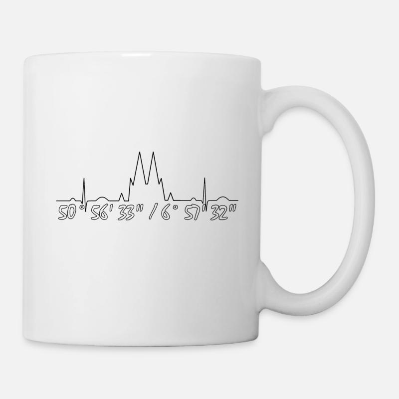 Köln 3 - Tasse - Weiß