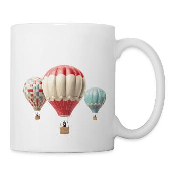 Heißluftballons - Tasse - Weiß - Rechts