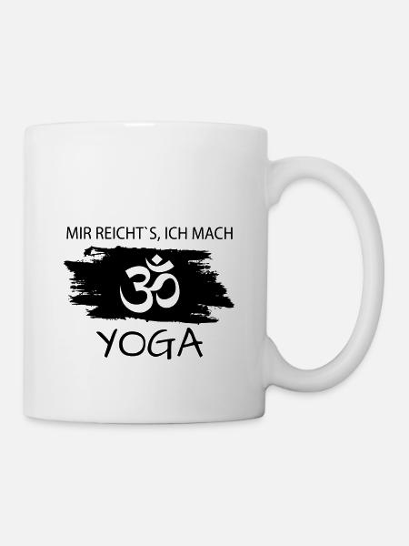 Yoga Yogaspruch - Tasse - Weiß