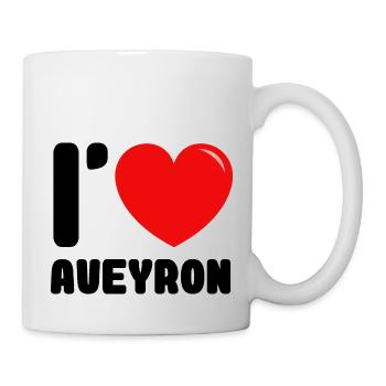 Aveyron Région de France - Mug blanc - blanc - Droite