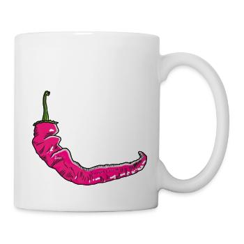 Chili Jalapeno Pepperoni rose épicé - Mug blanc - blanc - Droite