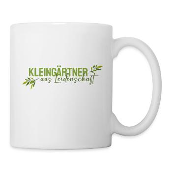 Kleingärtner aus Leidenschaft - Tasse - Weiß - Rechts