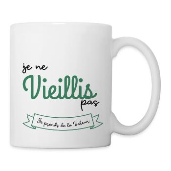 Je ne vieillis pas humour cadeau - Mug blanc - blanc - Droite