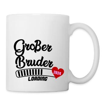 großer bruder loading 2024 - Tasse - Weiß - Rechts