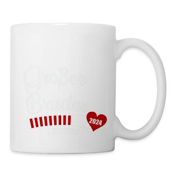 großer bruder loading 2024 - Tasse - Weiß - Rechts