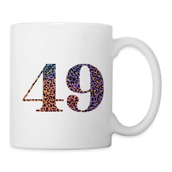 49th Birthday Leopard - Mug - white - Right